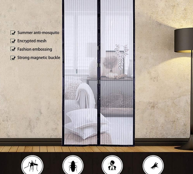 باب شبكي مغناطيسي للذباب