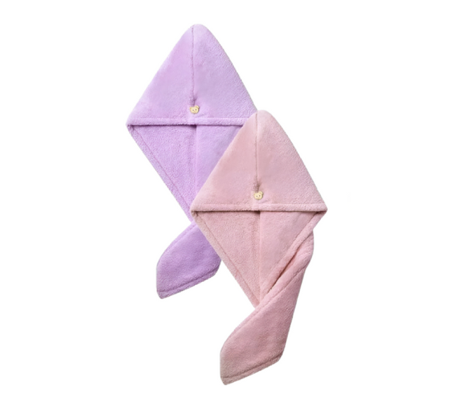 Hair Drying Microfiber Towel Wrap Turban