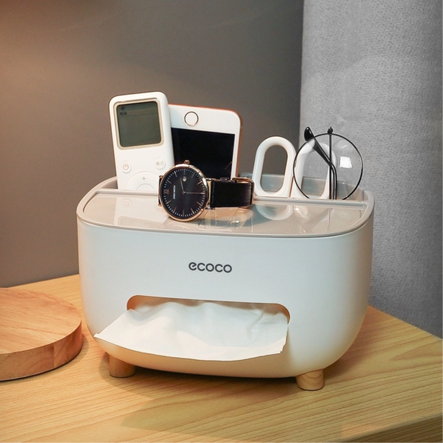 Multifunction Desktop Tissue Box