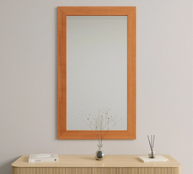 إطار مرآة خشبي