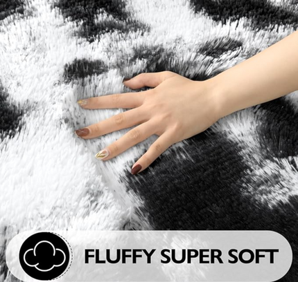 Fluffy Round Rug Floor Carpet