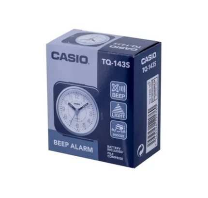 Casio Analog Table Alarm Clock Tq-143S-2Df