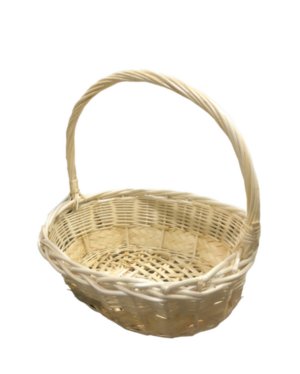 Gift Bamboo Hamper Basket Oval shape 2pcs set