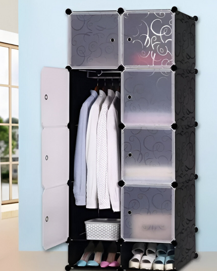 Wardrobe 8 Cube With Shoe Rack