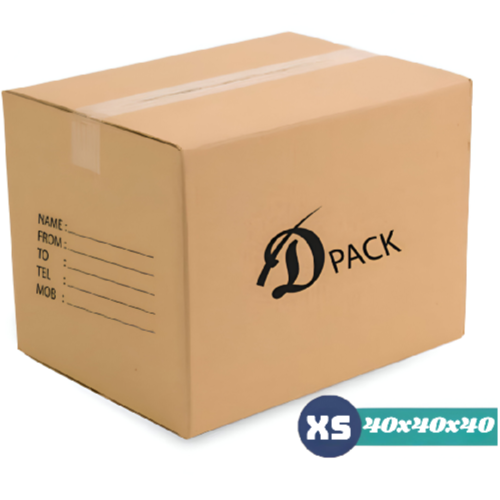 Cargo Cartoon Packing Carton Brown XS