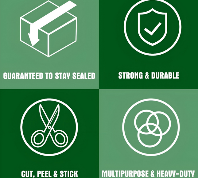 شريط التشيلو الشفاف 48 مم 100 ياردة