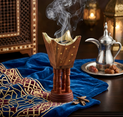 Wooden Bukhoor Incense Burner WLD-7161