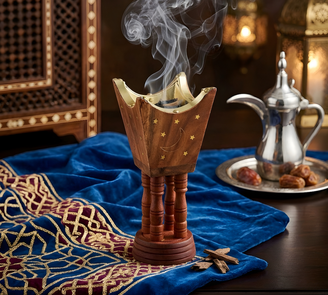 Wooden Bukhoor Incense Burner WLD-7161