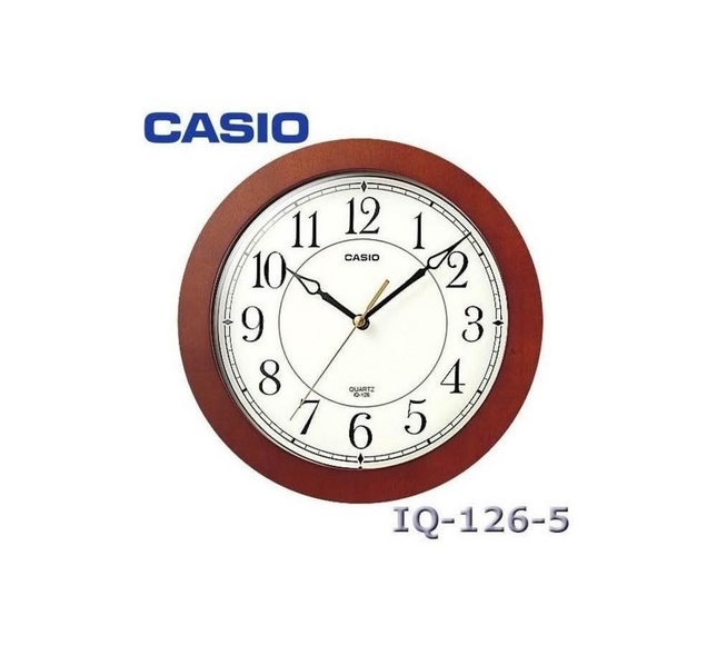 Casio Wall Analog Clock IQ126-5DF