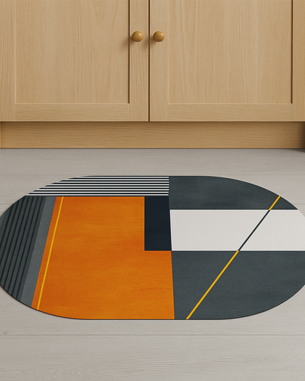 Door Mat Oval Shape