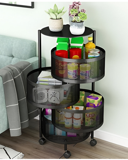 Kitchen Storage Round Shelf 4 Layer