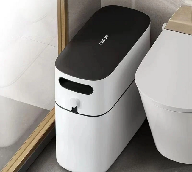 سلة المهملات الضيقة سعة 8 لتر