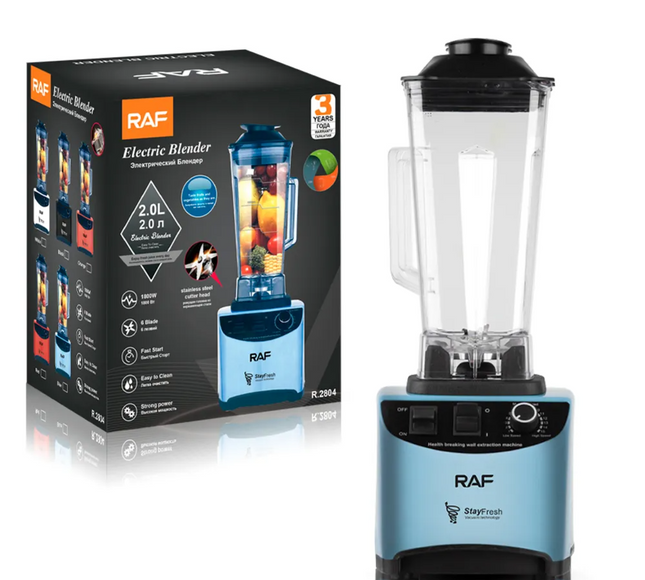 خلاط كهربائي متعدد الوظائف من راف سعة 2 لتر