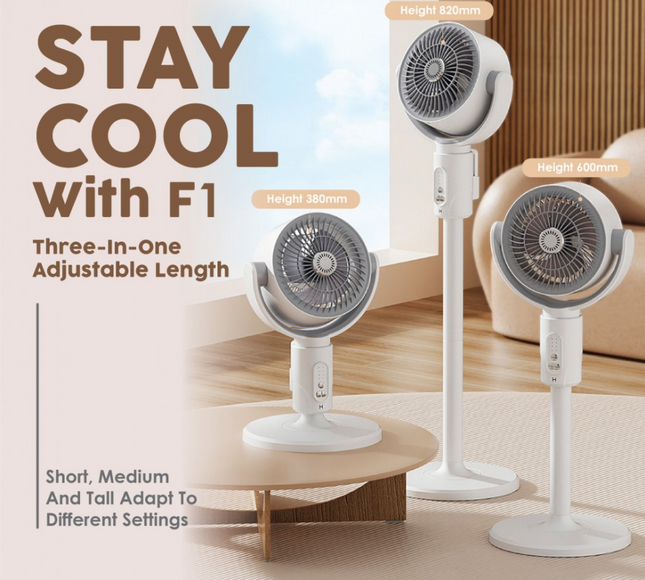 مروحة تدوير الهواء المحمولة F1