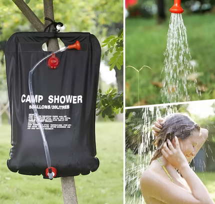 حقيبة استحمام للتخييم سعة 20 لترًا