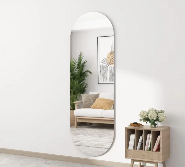 Self Adhesive Flexible Wall Mirror Oval Shape