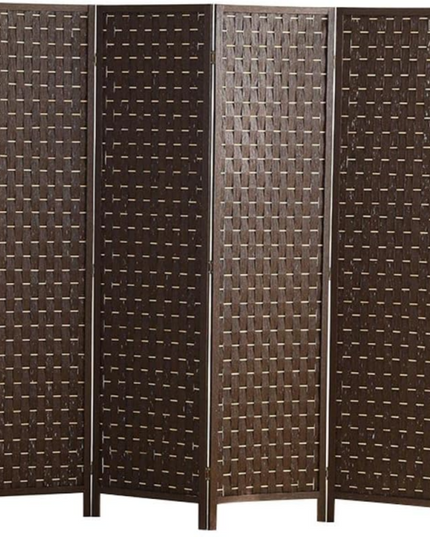 Foldable Privacy Room Divider Partition Wood