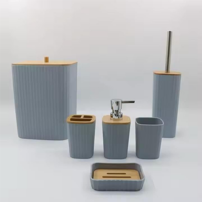 مجموعة إكسسوارات الحمام 6 قطع