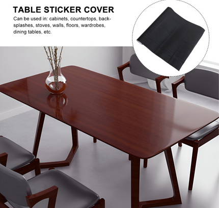 لفات ورق لاصقة ذاتية اللصق باللون الأسود 10 أمتار