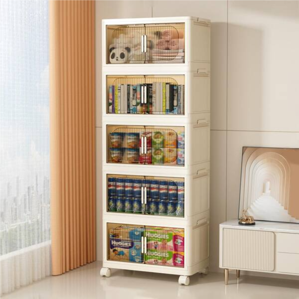 Foldable Storage Cabinet 5 Layer 185cm