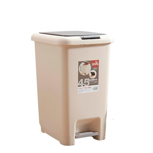 Plastic Trash Can Lid Press 45 Liter