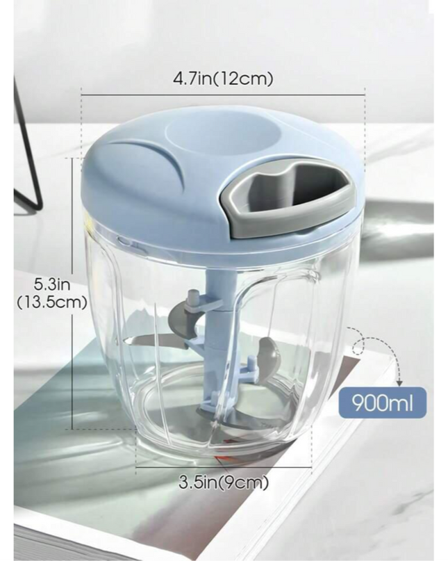 Easy Spin Cutter Vegetable Chopper