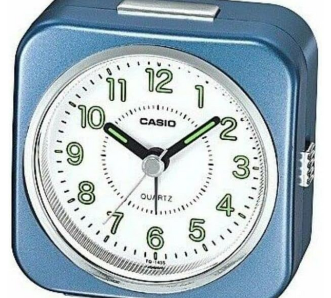 Casio Analog Table Alarm Clock Tq-143S-2Df