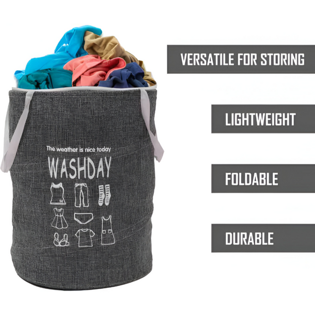 سلة غسيل قابلة للطي صغيرة