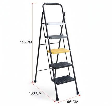 5 Step Ladder Folding With Handgrip