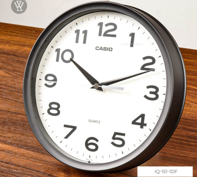 Casio Wall Analog Clock Round IQ151-1DF