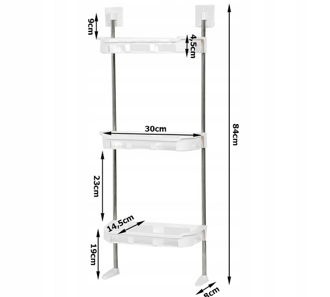 Toilet Shelf 3 Layer