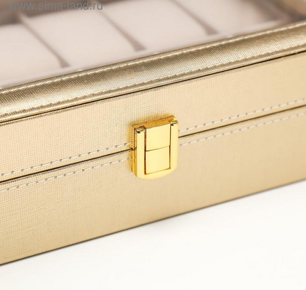 Watch Box Organizer Leather 12 Slots