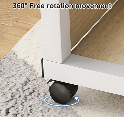 Laptop Stand Wooden Adjustable With Shelve