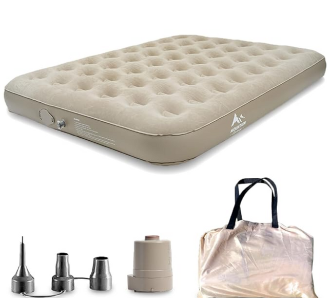 Inflatable Double Size Bed Automatic Pump 190X135X25Cm