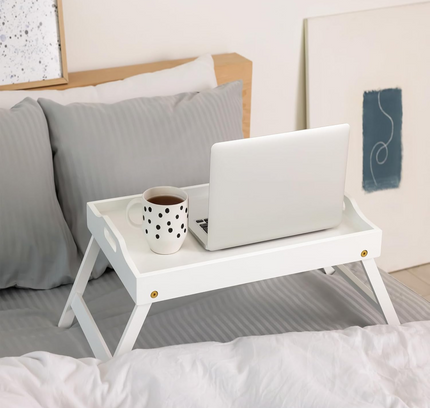 Foldable Bamboo Tray with Bed Table