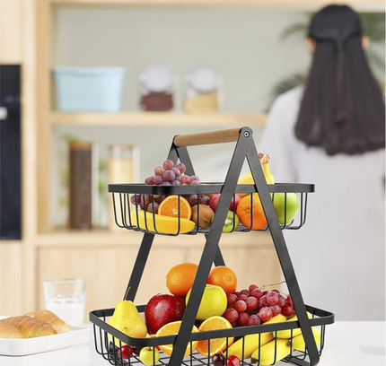 Fruit Basket Metal 2 Tier