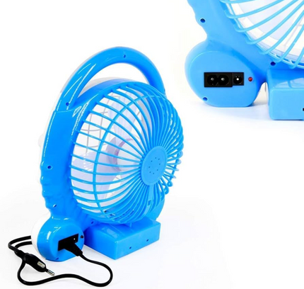 مروحة صغيرة محمولة مع ضوء LED JR-5500