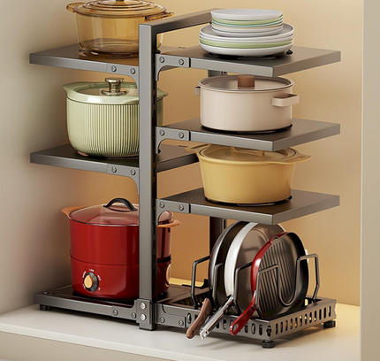 Multi-Layer Kitchen Pots And Pans Rack
