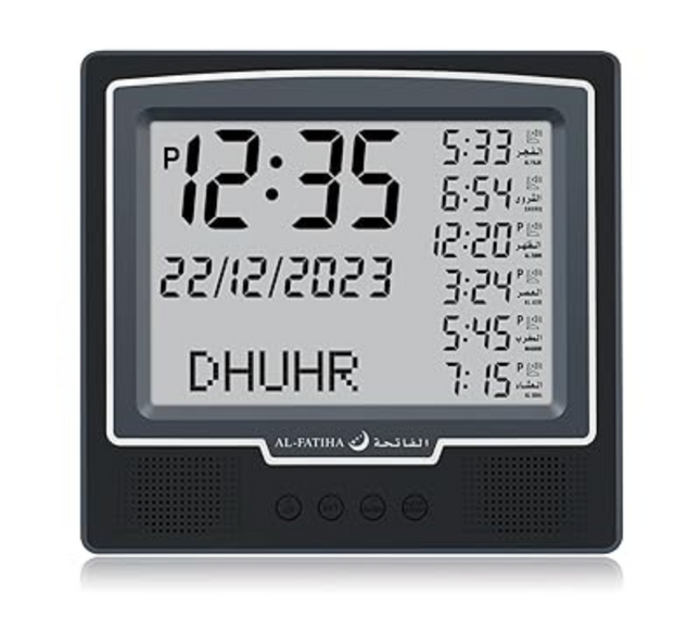 ساعة الأذان الرقمية الفاتحة FAJ-115