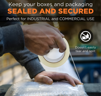 شريط التشيلو الشفاف 48 مم 100 ياردة