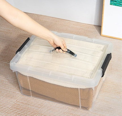 Plastic Transparent Storage Box 30L
