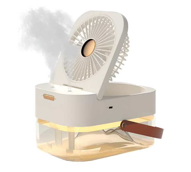 مكيف هواء محمول بمروحة ومرطب