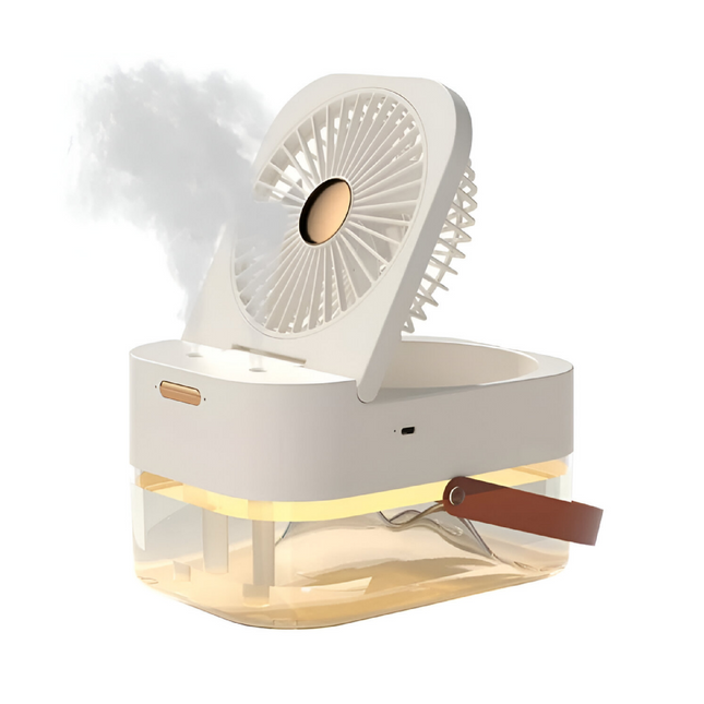 مكيف هواء محمول بمروحة ومرطب