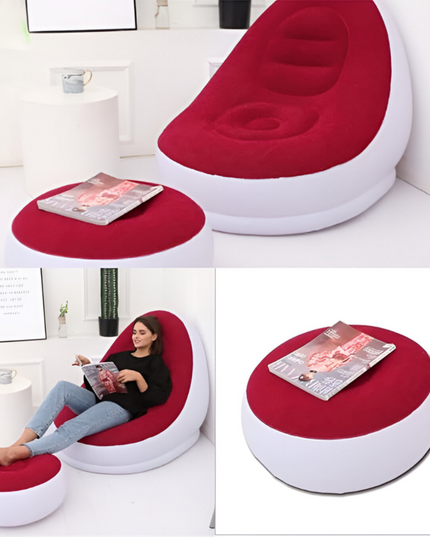 Portable Air Inflatable Chair Set