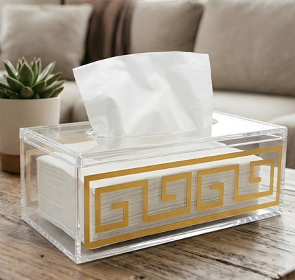 Acrylic Tissue Box Clear