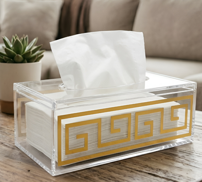 Acrylic Tissue Box Clear