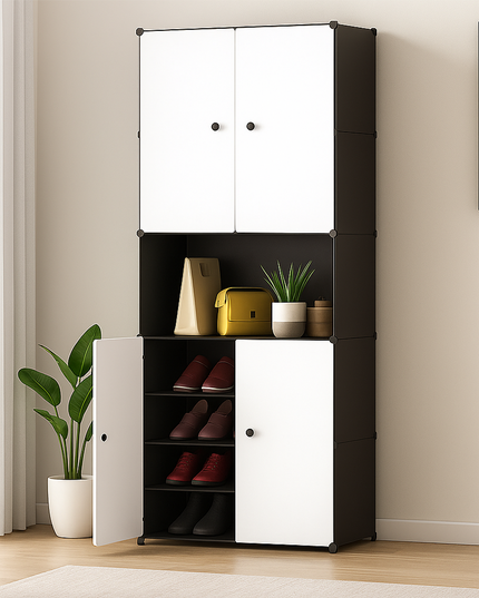 Shoe Rack with Wardrobe
