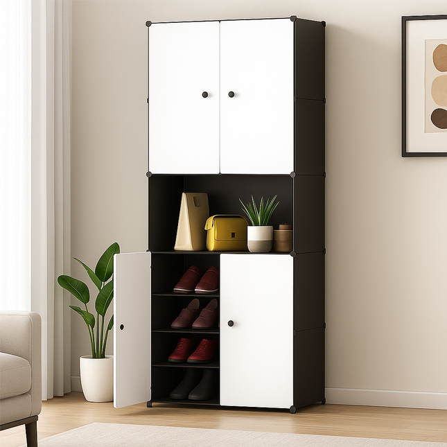 Shoe Rack with Wardrobe