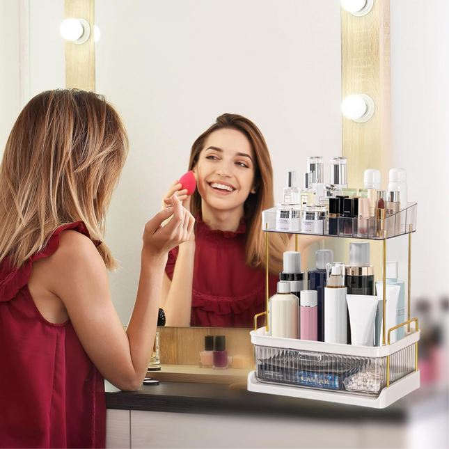 رف تخزين المكياج متعدد الطبقات SQ-3471