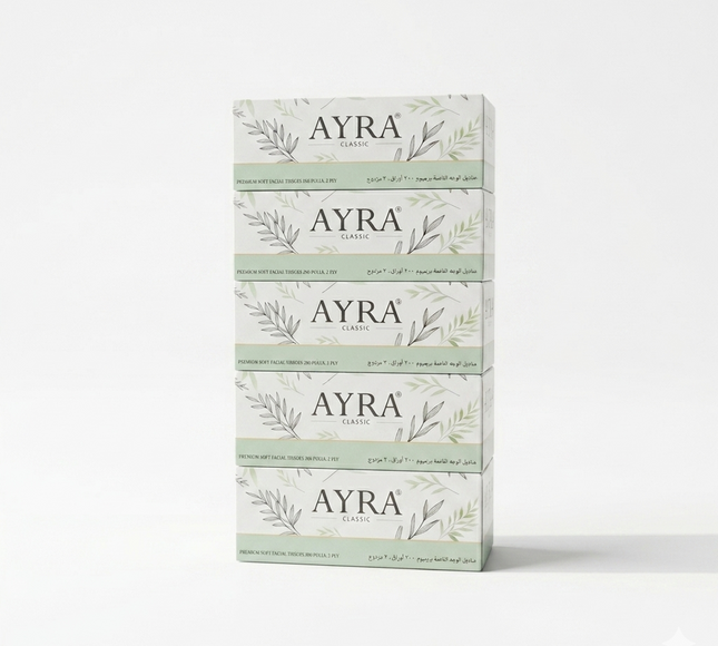 Ayra Premium Soft Facial Tissue 200 Pulls-2ply